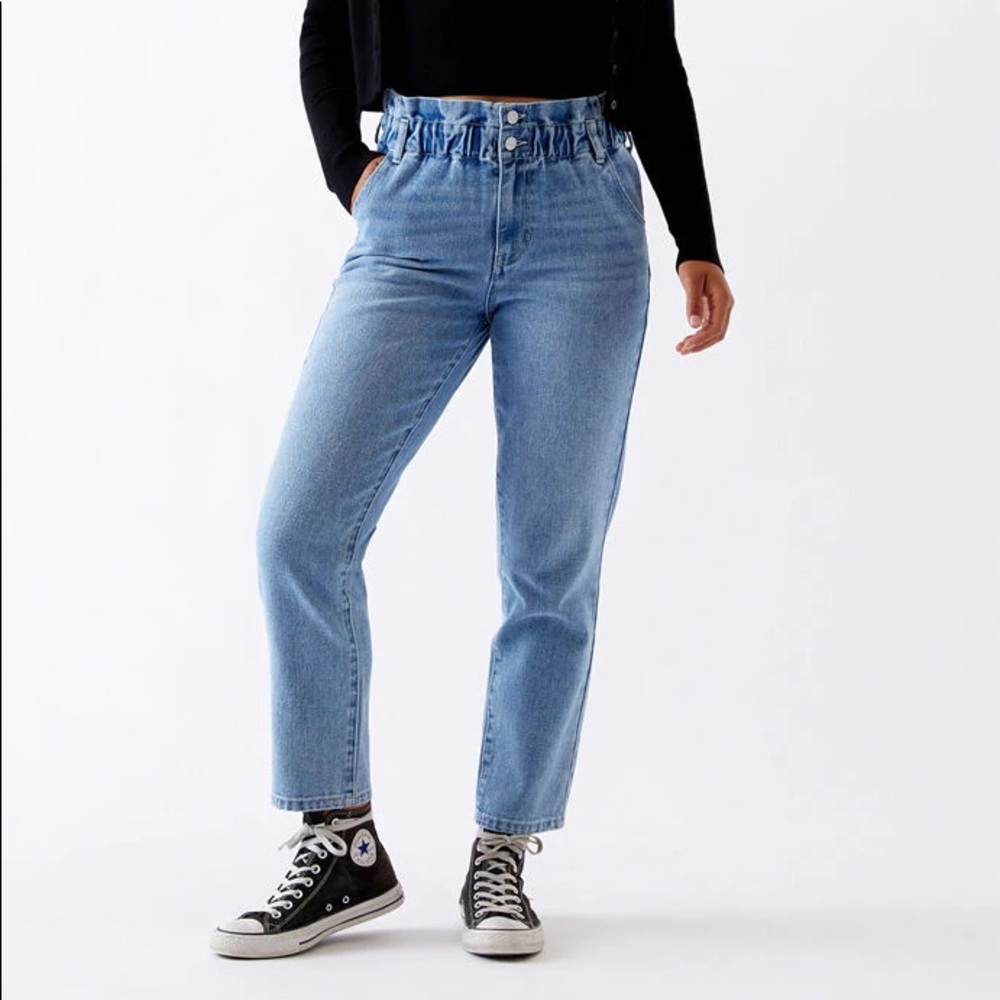 PacSun paper bag waist mom jeans